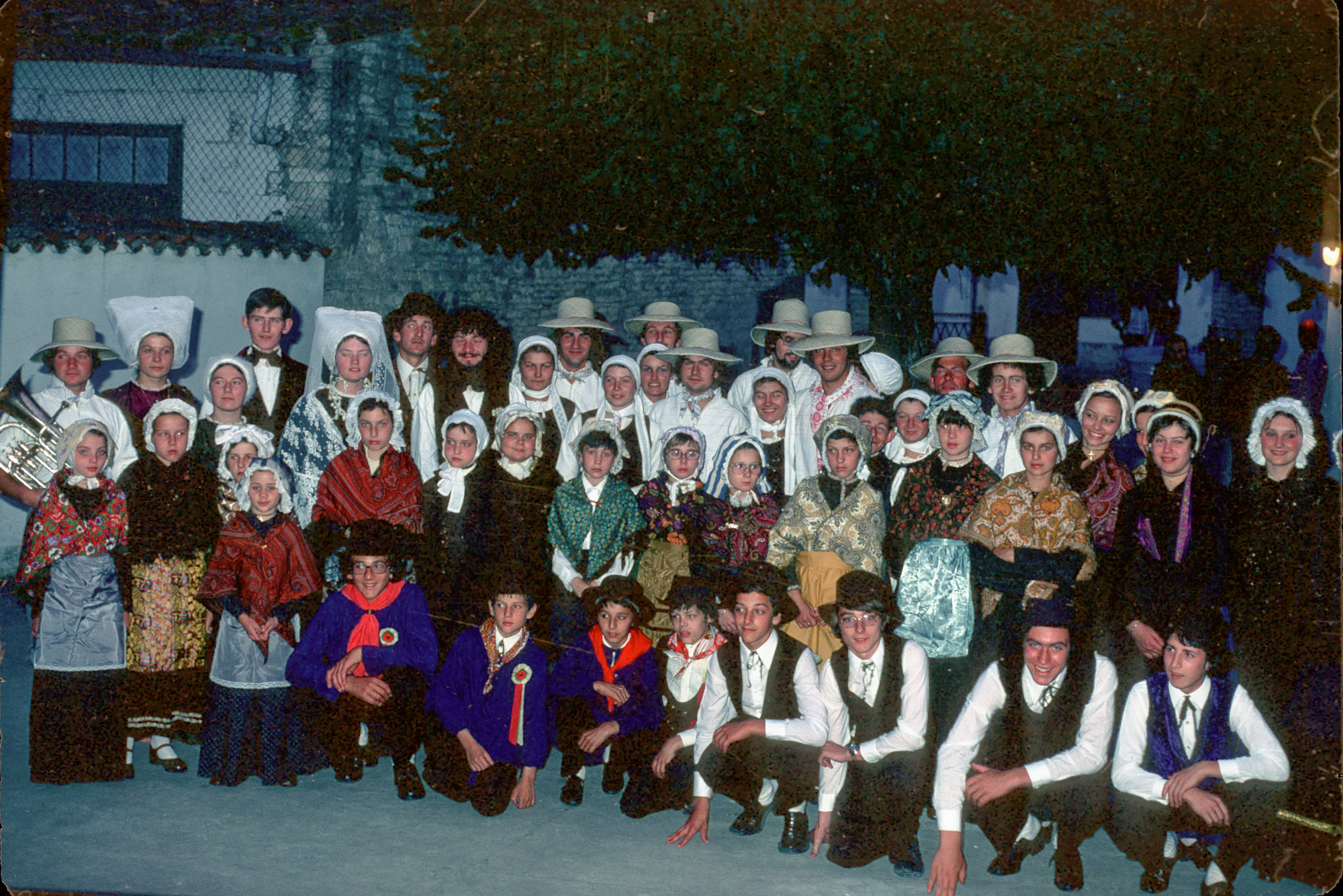 Voyage du Chantou sur l'ile de Ré, mai 1976