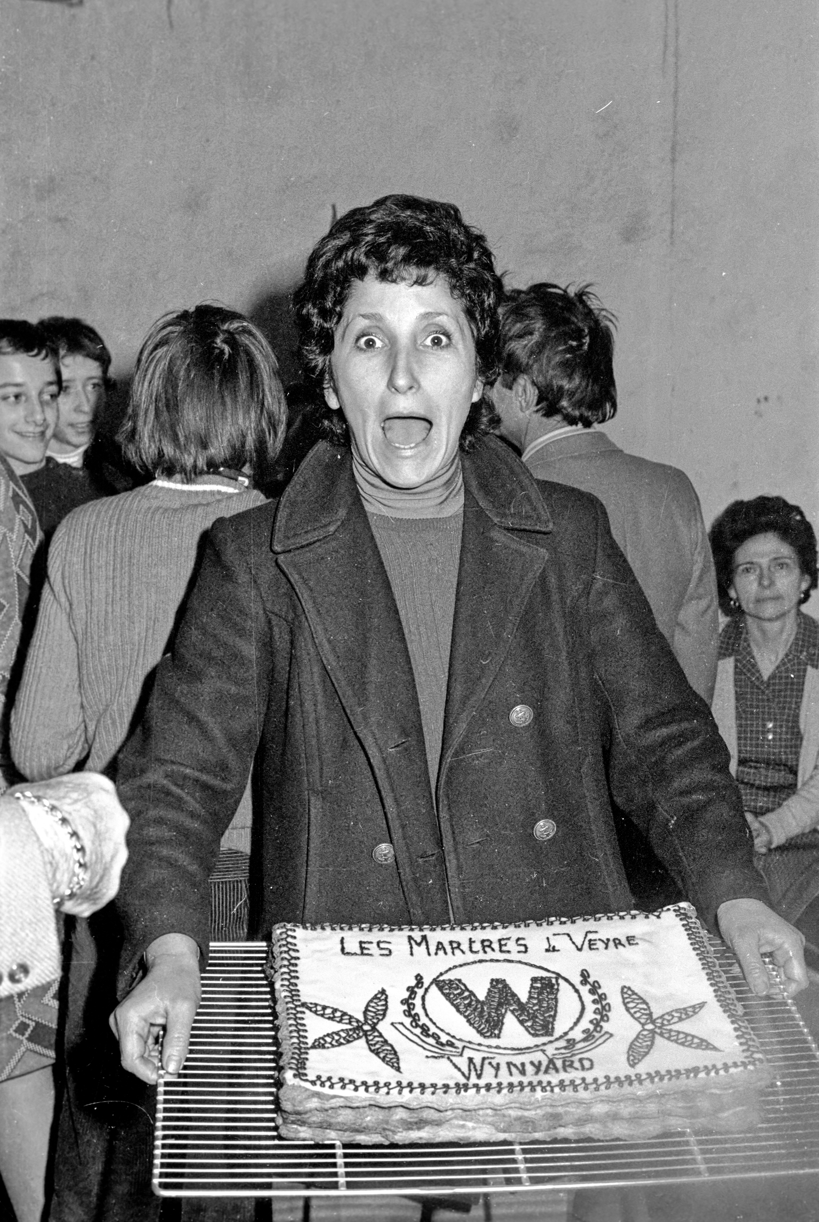Fête à  l'occasion du jumelage des Martres-de-de-Veyre avec la ville canadienne de Wynyard, décembre 1974