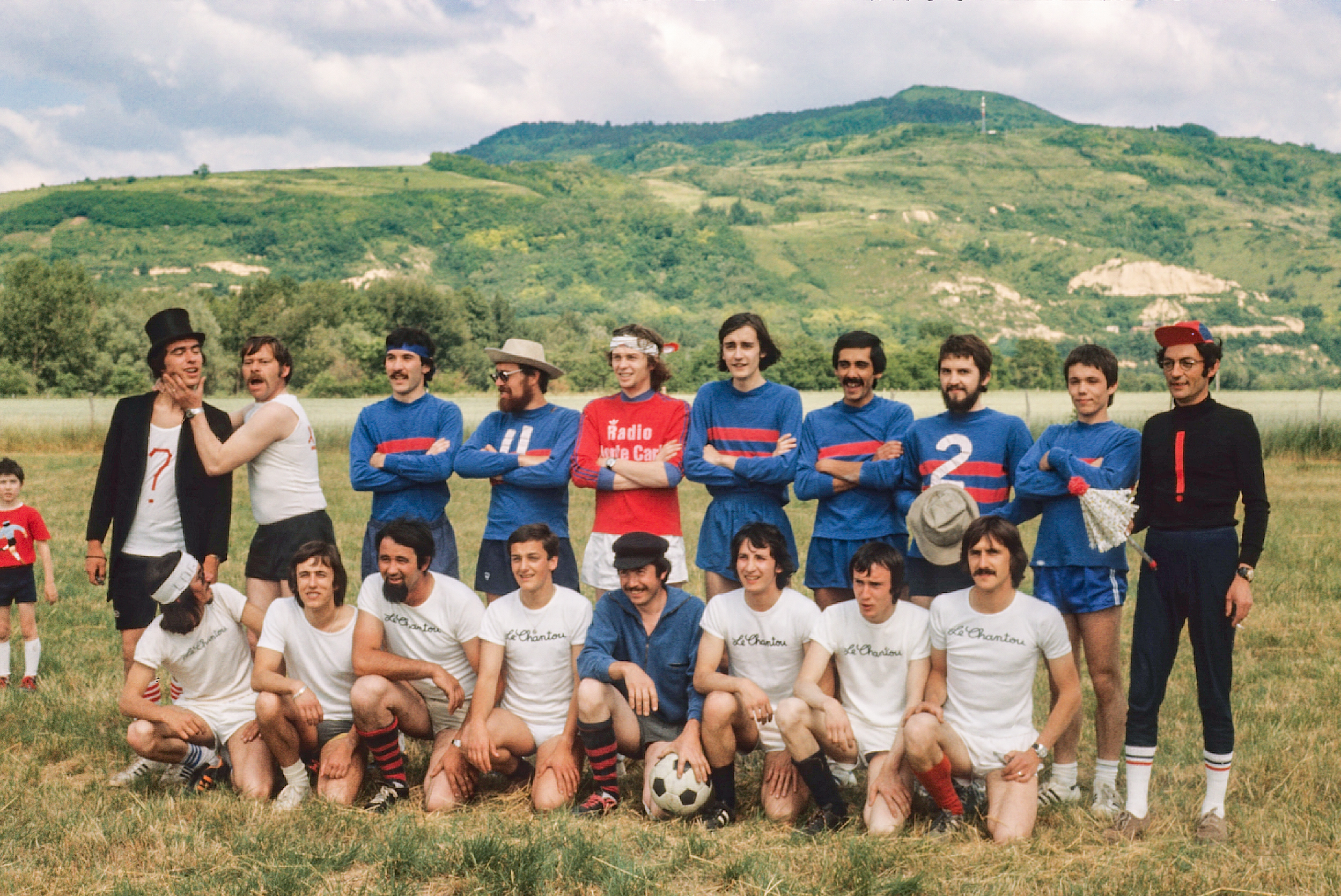 Match de foot, Le Chantou contre Cotopaxi-Brocéliande, juin 1978