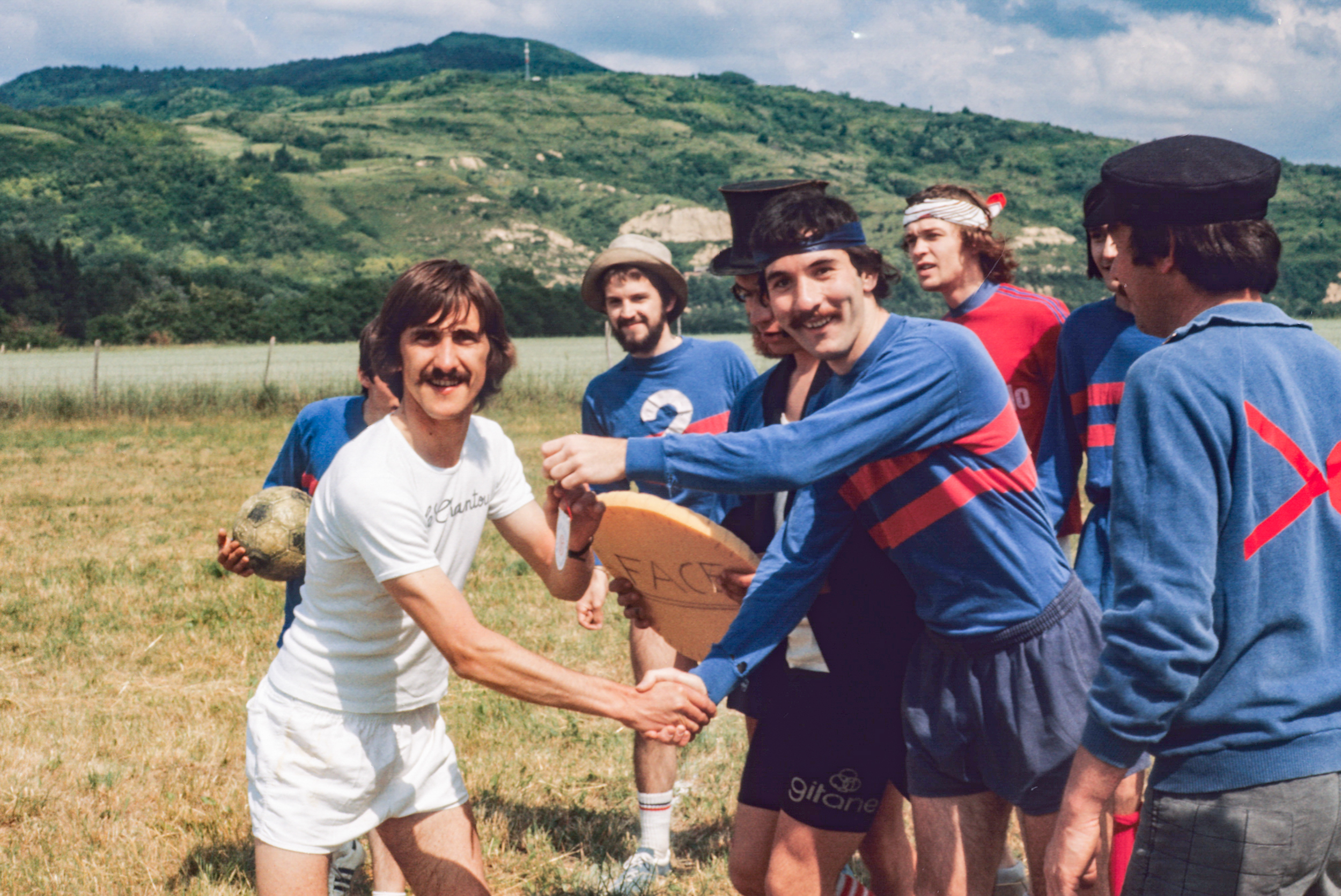 Match de foot, Le Chantou contre Cotopaxi-Brocéliande, juin 1978
