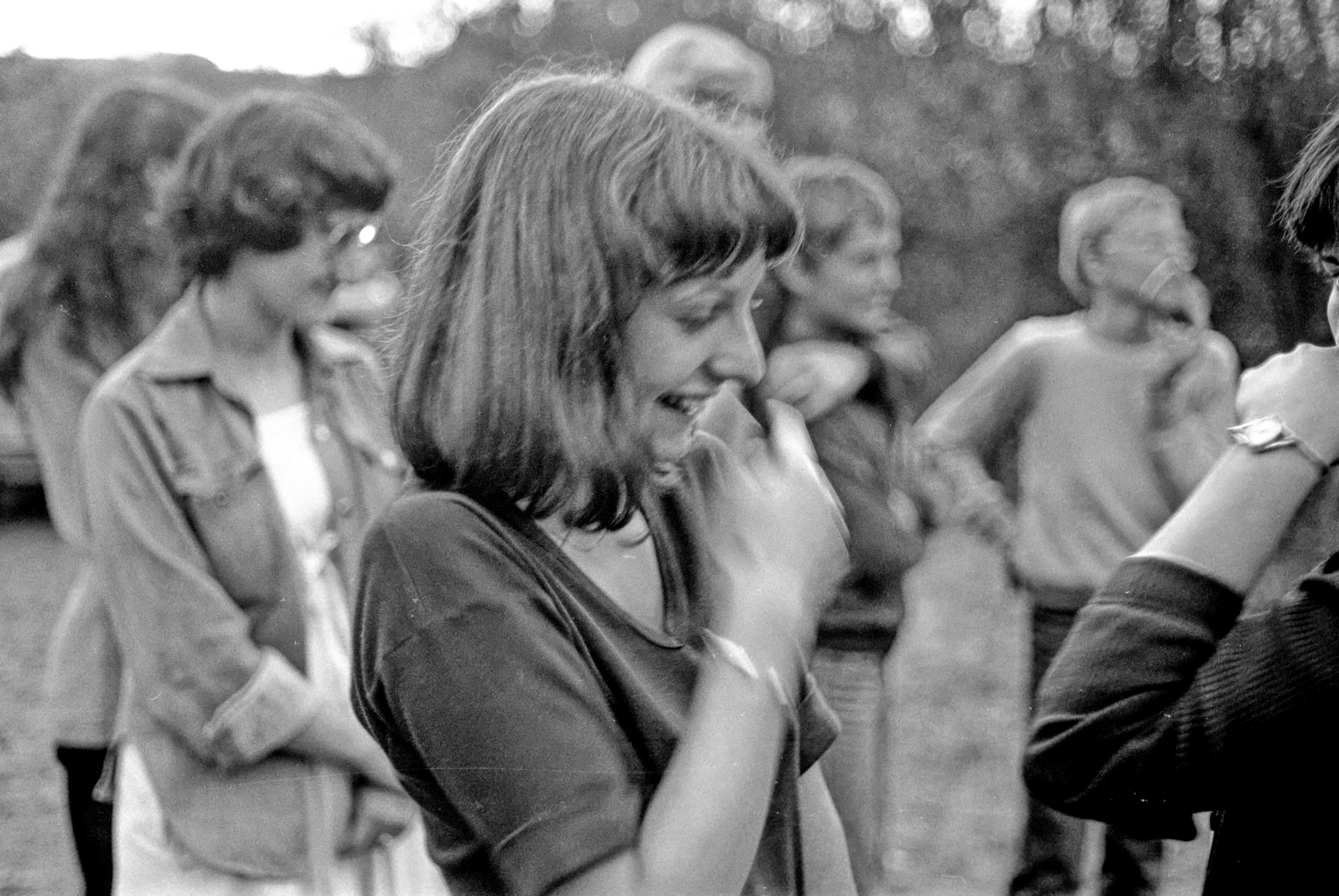 Chantou, soirée brochettes au Saladis, juin 1980