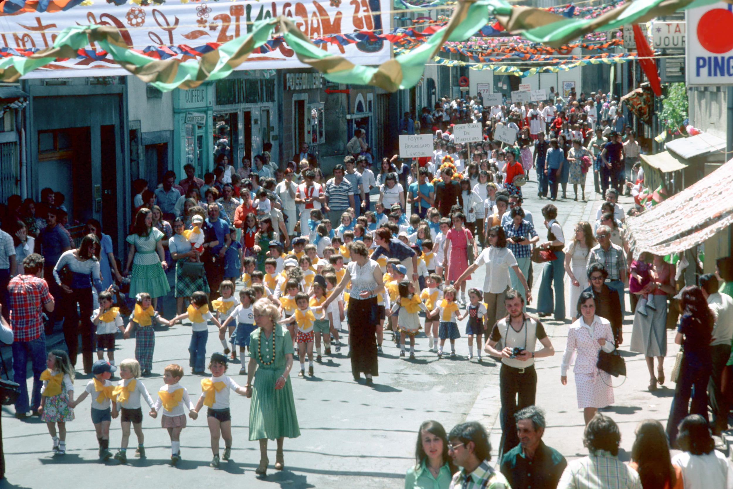 Cinquantenaire de Fédération des associations laïques, Les Martres-de-Veyre, juin 1977
