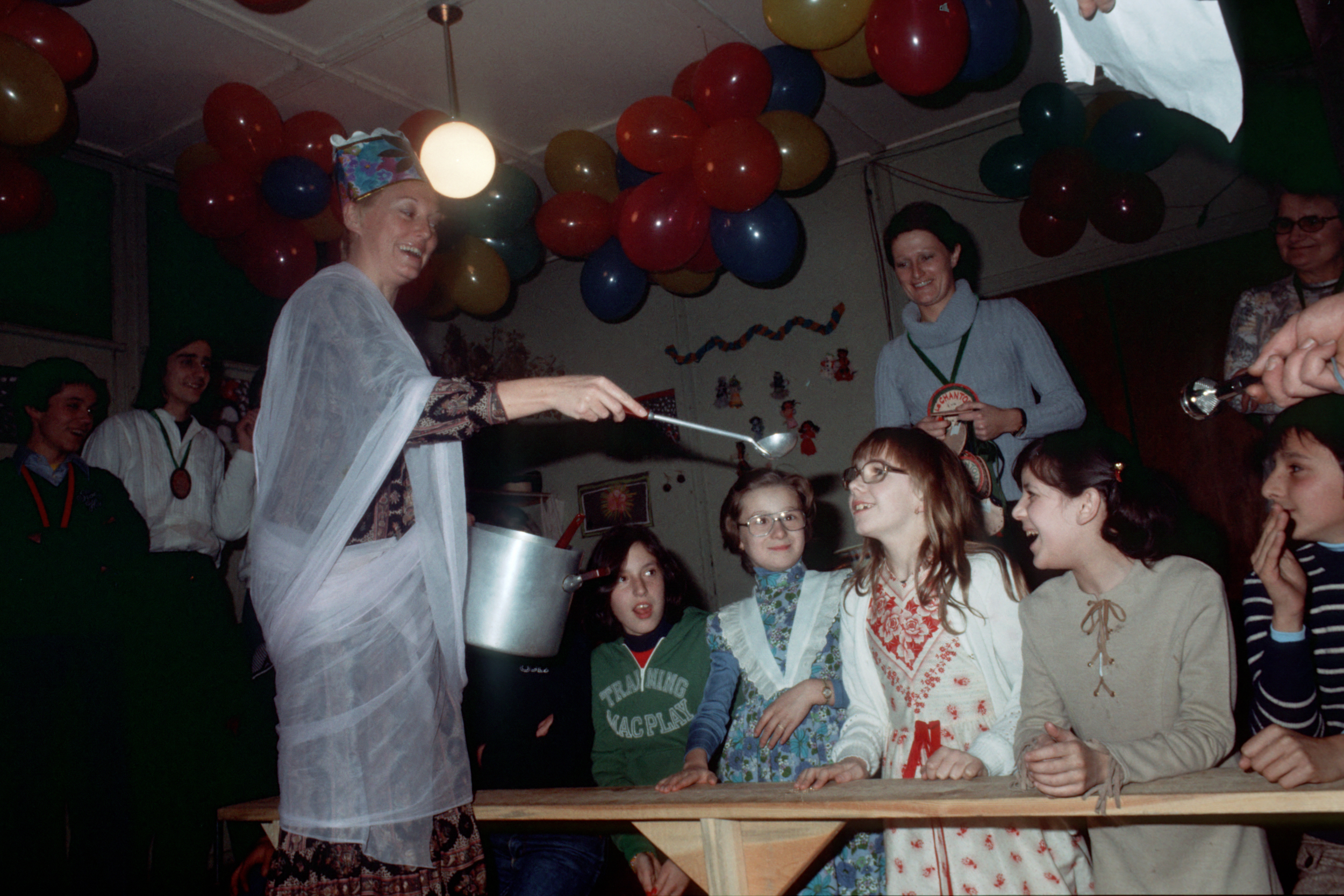 Chantou, intronisation durant le réveillon, décembre 1977